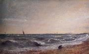John Constable Coast scene,Brighton Sweden oil painting artist
